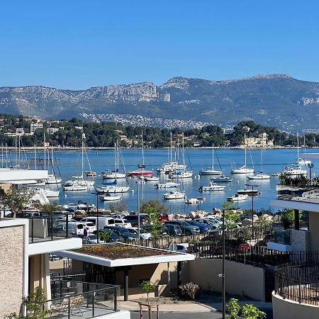 L'Apart'83 - T2 Classe 5 Etoiles - Belle Vue Sur La Baie Du Lazaret Apartman Saint-Elme Kültér fotó