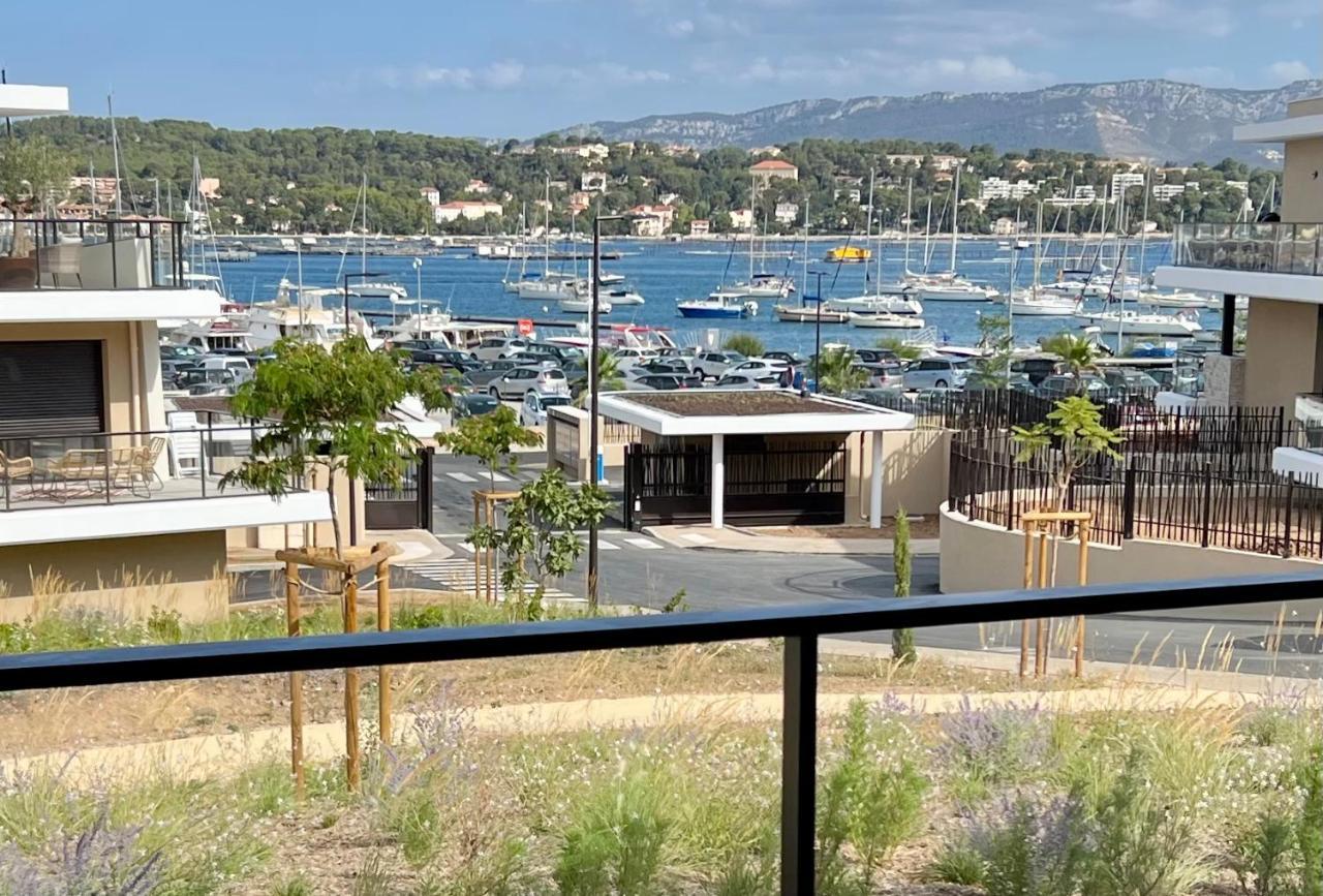 L'Apart'83 - T2 Classe 5 Etoiles - Belle Vue Sur La Baie Du Lazaret Apartman Saint-Elme Kültér fotó